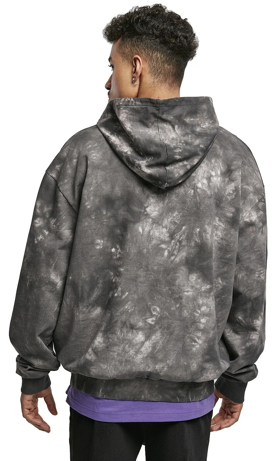 sudadera Urban Classics Tye Dyed/TB4501 - Black Bird - men´s