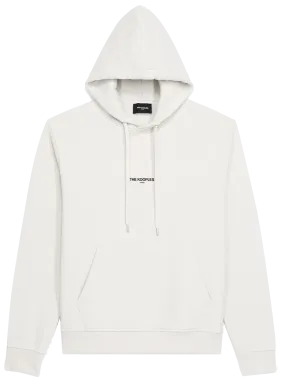 THE KOOPLES Sudadera regular fit de algodón con cuello redondo y capucha en blanco