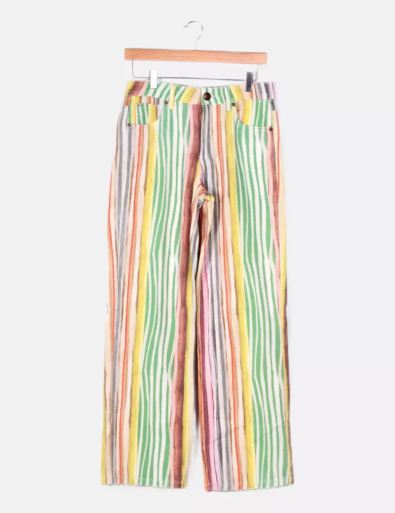 Tiger Mist Jeans straight rayas multicolor