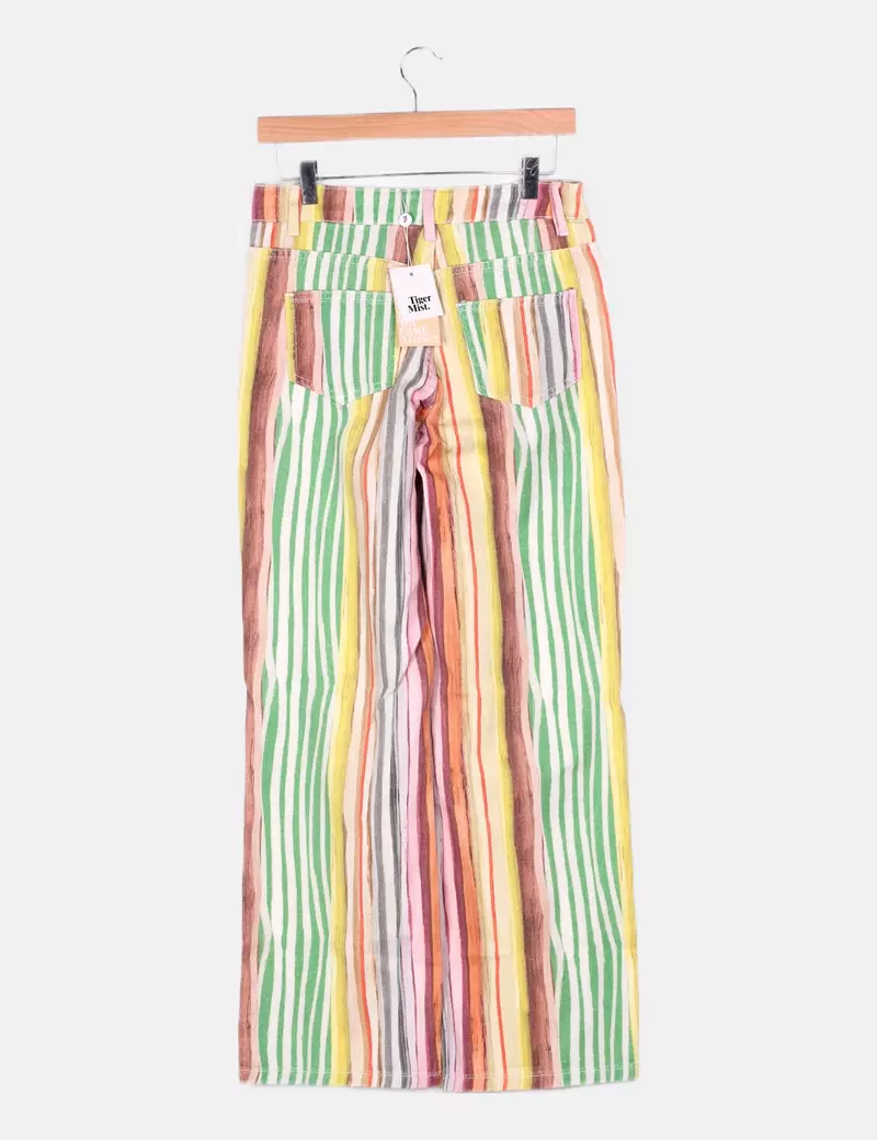 Tiger Mist Jeans straight rayas multicolor