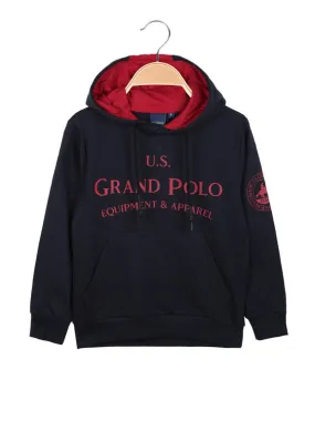 U.S. Grand Polo Sudadera con capucha niño