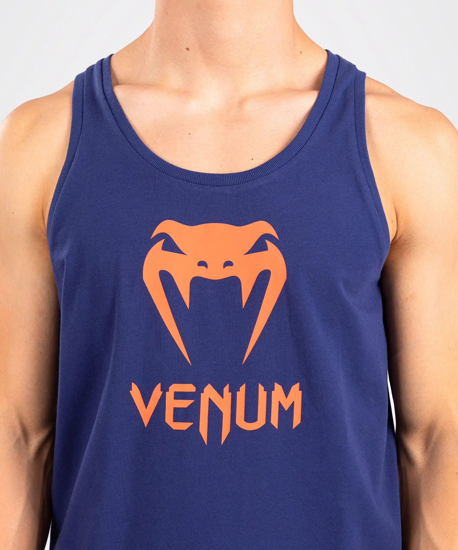 Venum Classic Camiseta de Tirantes - Azul Marino/Naranja