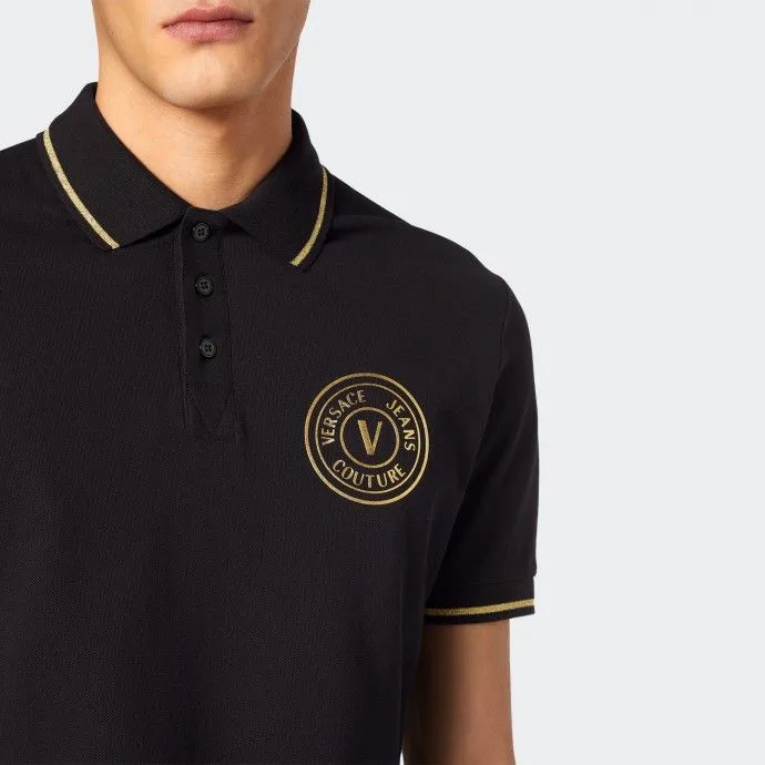 VERSACE JEANS COUTURE Polo Versace Jeans Couture Negro