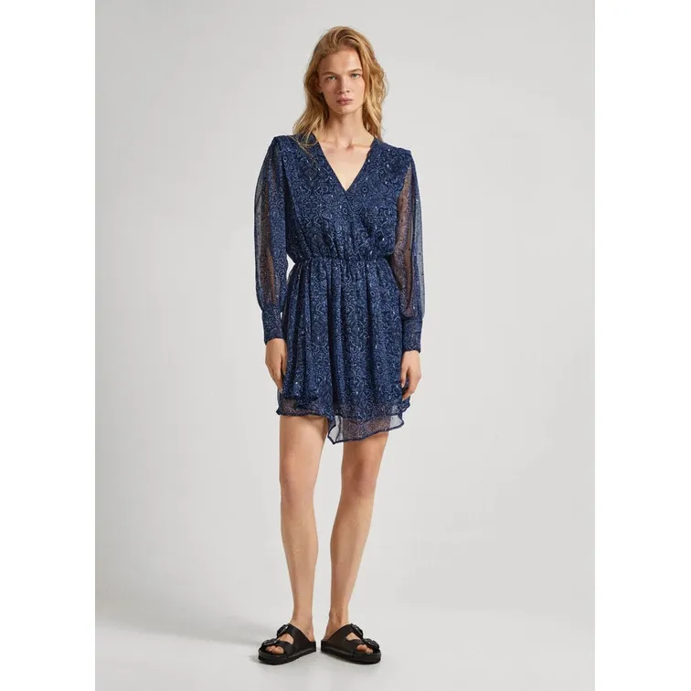 VESTIDO CORTO CHIFÓN MUJER PEPE JEANS CAMILLE