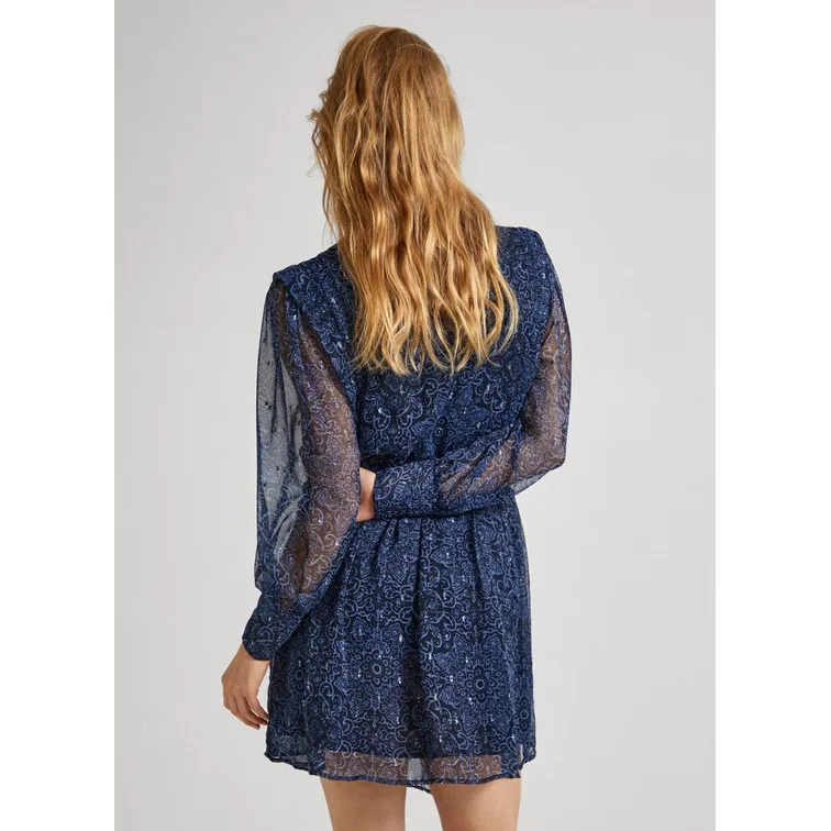 VESTIDO CORTO CHIFÓN MUJER PEPE JEANS CAMILLE