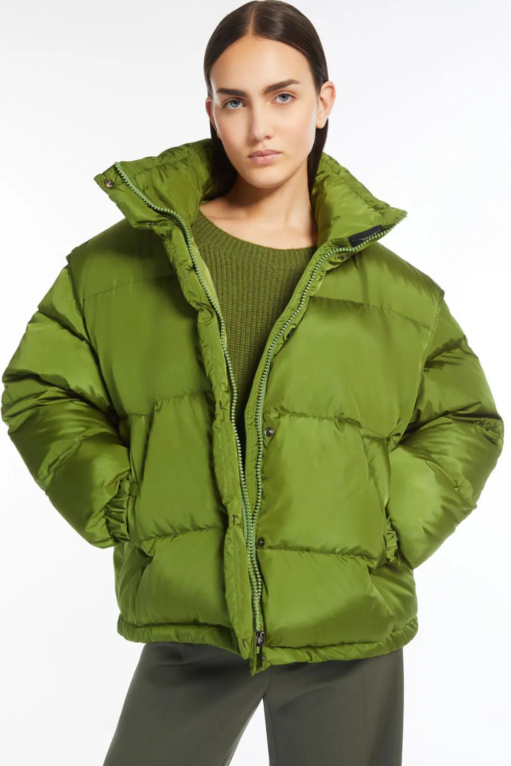 Weekend Max Mara Chaqueta De Plumas Baiardo Green