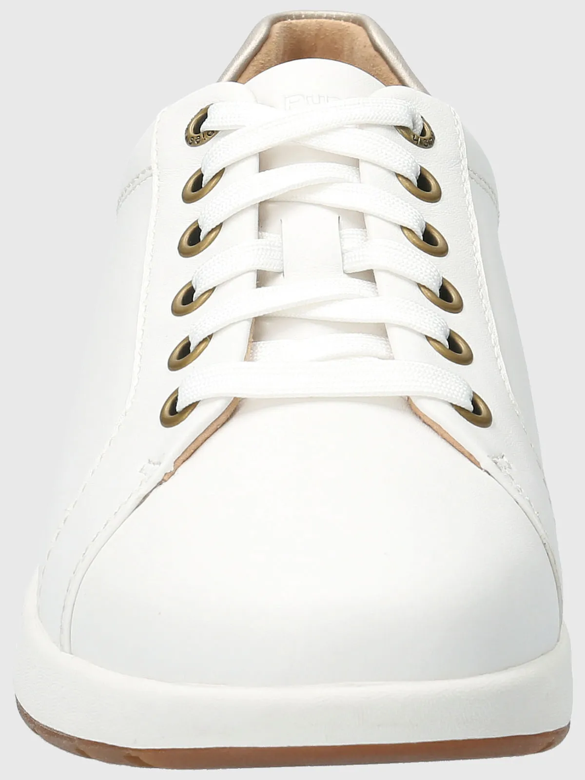 Zapatilla Cuero Mujer Spinal Laceup Blanco