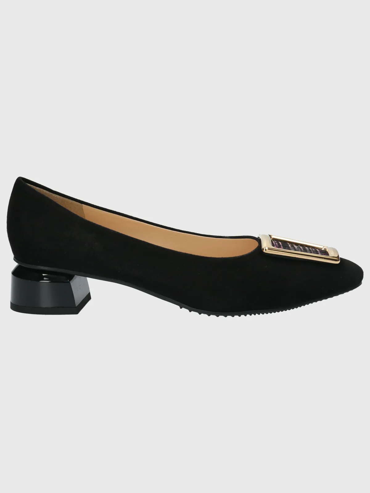 Zapato Brunate Cuero Mujer Senavra Negro