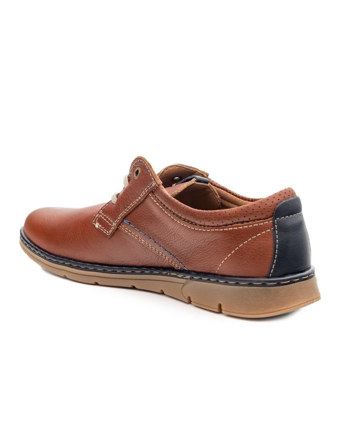 ZAPATO CORDONES HOMBRE LUISETTI 23321 CUERO