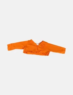 Zara Chaqueta naranja punto