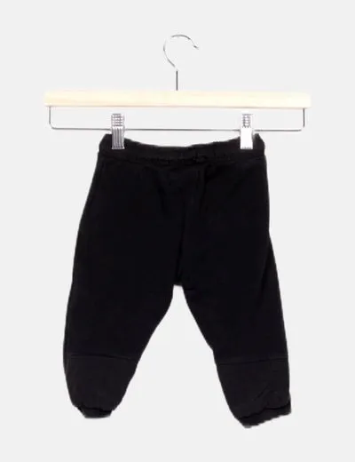 Zara Pantalón baggy negro