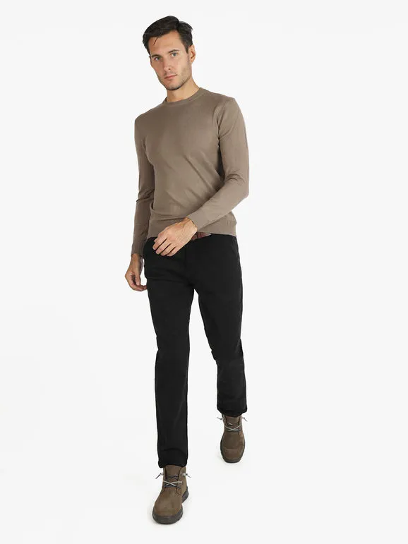 Zeta Pantalón de algodón talla grande para hombre.